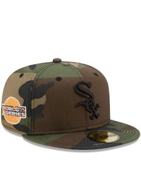 New Era Camo Chicago White Sox 2005 World Series Flame Undervisor 59fifty Fitted Hat