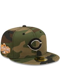 New Era Camo Cincinnati Reds 2015 Mlb All Star Game Flame Undervisor 59fifty Fitted Hat