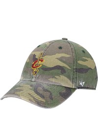 '47 Camo Cleveland Cavaliers Clean Up Adjustable Hat