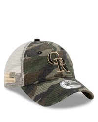 New Era Camo Colorado Rockies Honor Trucker 9twenty Adjustable Hat At Nordstrom