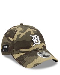 New Era Camo Detroit Tigers 2021 Armed Forces Day 9forty Adjustable Hat At Nordstrom