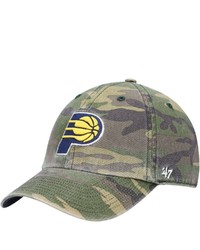 '47 Camo Indiana Pacers Clean Up Adjustable Hat