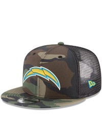 New Era Camo Los Angeles Chargers Woodland 9fifty Snapback Hat At Nordstrom