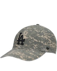 '47 Camo Los Angeles Dodgers Phalanx Clean Up Adjustable Hat