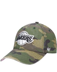 '47 Camo Los Angeles Lakers Legend Mvp Snapback Hat
