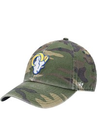 '47 Camo Los Angeles Rams Woodland Clean Up Adjustable Hat At Nordstrom