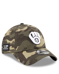 New Era Camo Milwaukee Brewers 2021 Armed Forces Day 9twenty Adjustable Hat At Nordstrom