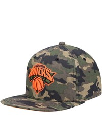 Mitchell & Ness Camo New York Knicks Neon Pop Snapback Hat At Nordstrom
