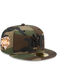 New Era Camo New York Yankees 2000 World Series Flame Undervisor 59fifty Fitted Hat