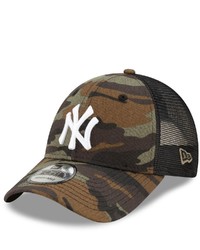 New Era Camo New York Yankees 9forty Trucker Snapback Hat