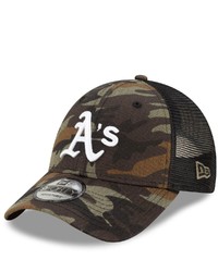 New Era Camo Oakland Athletics 9forty Trucker Snapback Hat