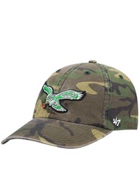 '47 Camo Philadelphia Eagles Woodland Clean Up Adjustable Hat At Nordstrom