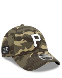 New Era Camo Pittsburgh Pirates 2021 Armed Forces Day 9forty Adjustable Hat