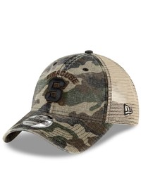 New Era Camo Syracuse Orange Honor Trucker 9twenty Snapback Hat