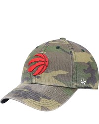 '47 Camo Toronto Raptors Clean Up Adjustable Hat At Nordstrom