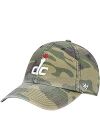 '47 Camo Washington Wizards Clean Up Adjustable Hat