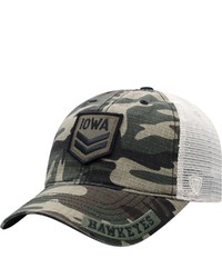 Top of the World Camocream Iowa Hawkeyes Oht Military Appreciation Shield Trucker Adjustable Hat At Nordstrom