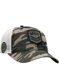 Top of the World Camocream Michigan State Spartans Oht Military Appreciation Shield Trucker Adjustable Hat At Nordstrom