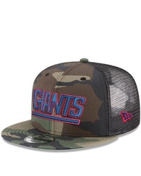 New Era New York Giants Nfl Woodland Camo 9fifty Snapback Adjustable Trucker Hat At Nordstrom