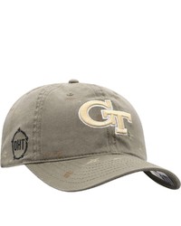 Top of the World Olive Ga Tech Yellow Jackets Oht Military Appreciation Ghost Adjustable Hat At Nordstrom