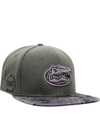 Top of the World Oliveblack Florida Gators Oht Military Appreciation Two Tone Breacher Snapback Hat