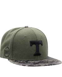 Top of the World Oliveblack Tennessee Volunteers Oht Military Appreciation Two Tone Breacher Snapback Hat