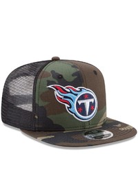 New Era Woodland Camoblack Tennessee Titans Trucker 9fifty Snapback Adjustable Hat At Nordstrom