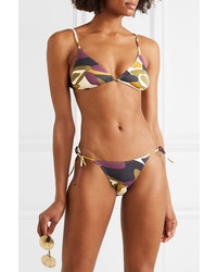 Eres Mouna Camouflage Print Triangle Bikini Top