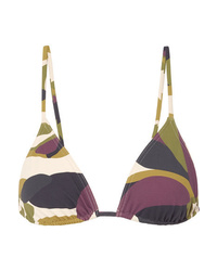 Eres Mouna Camouflage Print Triangle Bikini Top