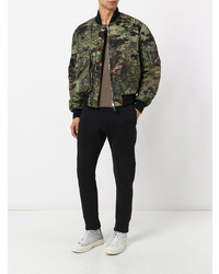 Givenchy Camouflage Bomber Jacket