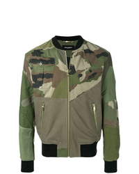 Dolce & Gabbana Camouflage Print Bomber Jacket