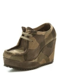Olive Camouflage Boots