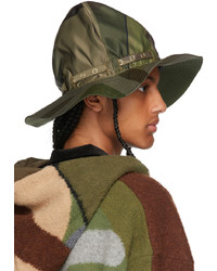 Sacai Green Kaws Edition Camo Mountain Metro Hat