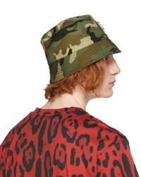 Dolce & Gabbana Green Militaire Tela Hat