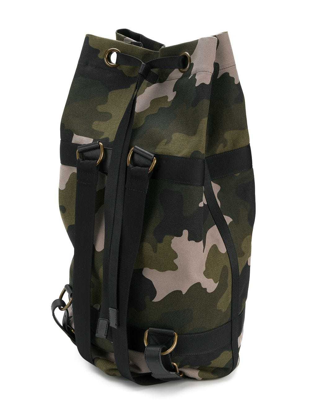 Tomas Maier Camo Duffle Backpack, $752 | farfetch.com | Lookastic
