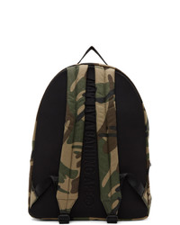 AAPE BY A BATHING APE Green And Beige Camo Backpack