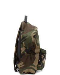 AAPE BY A BATHING APE Green And Beige Camo Backpack