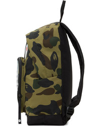 BAPE Khaki 1st Camo Shark Day Backpack