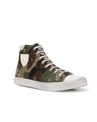 Saint Laurent Bedford Camouflage Sneakers