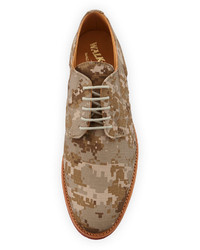 Walk-Over Chase Camo Print Canvas Lace Up Oxford Camo