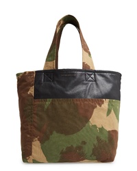 Olive Camouflage Canvas Tote Bag