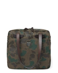 Filson Water Repellent Tote Bag In Browngreen At Nordstrom