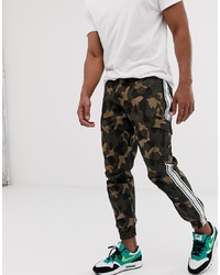 Siksilk Cargo Pants In Camo With