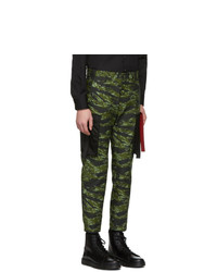 DSQUARED2 Green Camo Cargo Pants