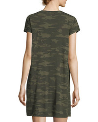 Sanctuary Camouflage T Shirt Dress