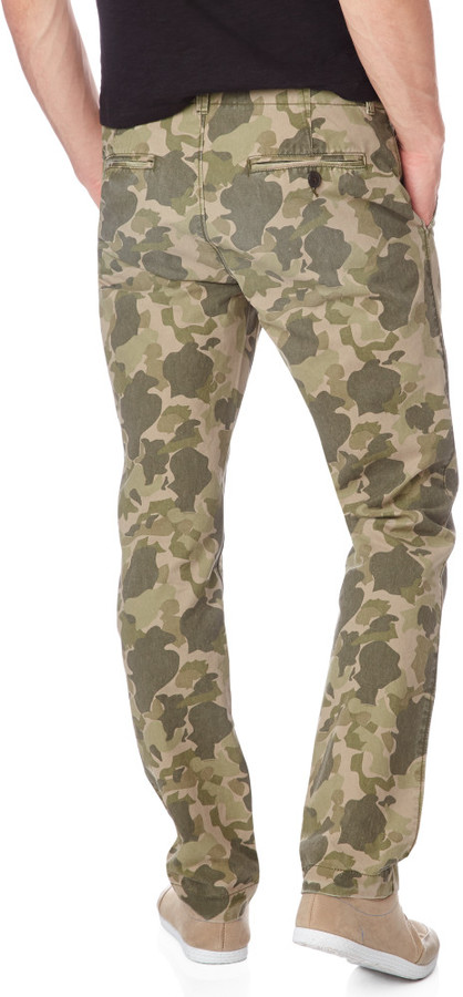 Aeropostale Slim Camo Chinos, $49 | Aeropostale | Lookastic