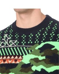 Diesel K Ruboris Patterned Knitted Jumper
