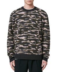 AllSaints Kamo Merino Wool Blend Crewneck Sweater