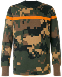 Sacai Pixel Camouflage Sweater