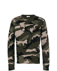 Valentino Vltn Camouflage Sweater